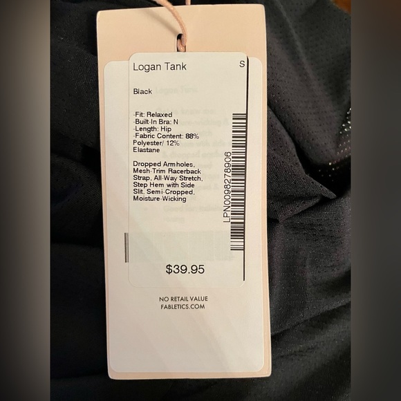 NWT!😎Fabletics!🤩Demi Lavato!😎Logan-racerback strap tank/size-S - Picture 5 of 11